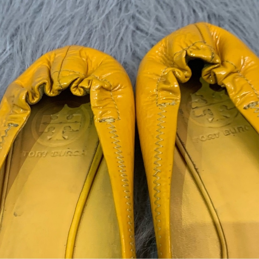 COPY - Tory Burch Reva daisy gold ballet flats 8.5 - Picture 7 of 7